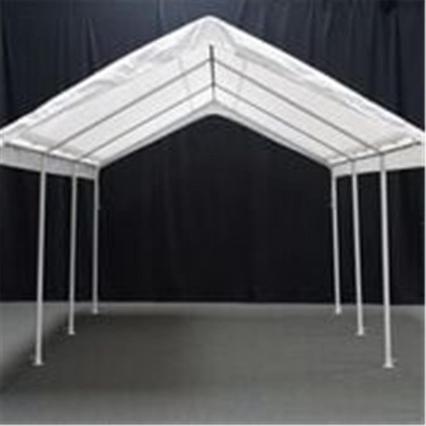 Perfectpatio 10 x 20 ft. Hercules 8-Leg Canopy&#44; White PE16438